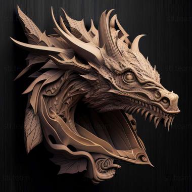 3D model Dragon (STL)